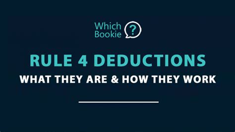 rule 4 deductions calculator.